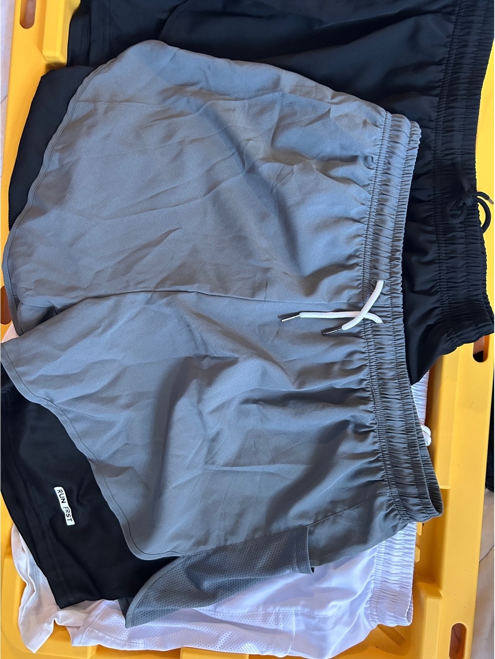 Women’s Athletic Shorts with Elastic Waistband and Drawstring - set of 3